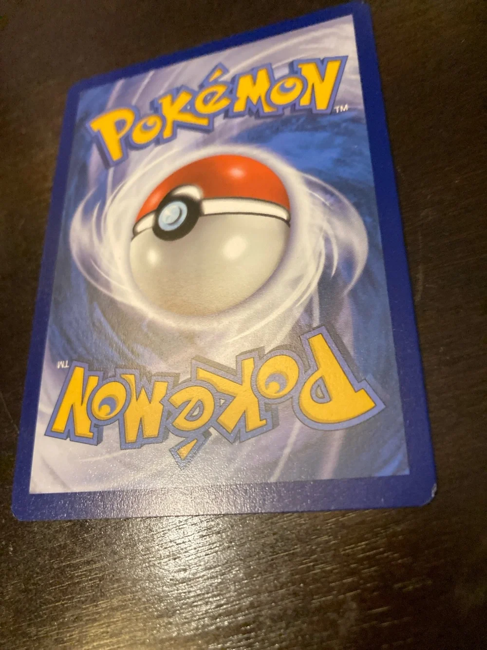 Pokemon Snorlax Card - Yellow Border, Blue Illustration